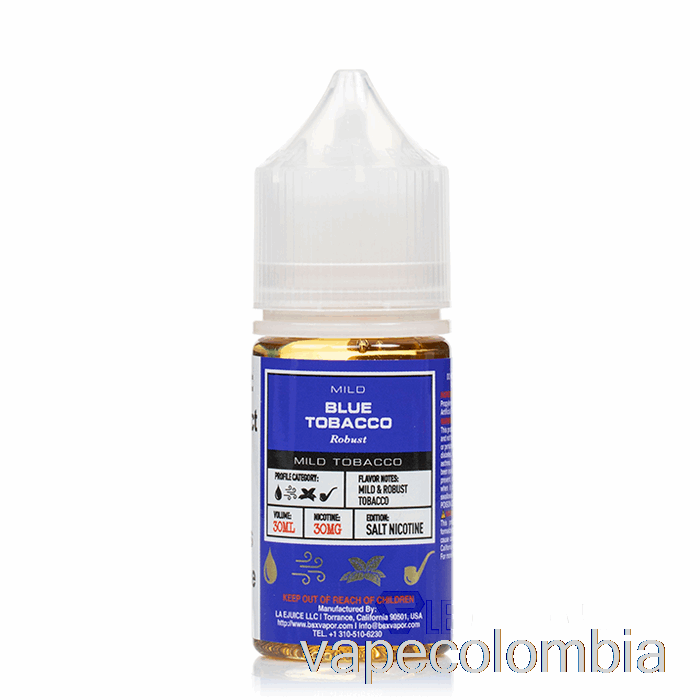 Vape Recargable Tabaco Azul - Serie Sal Bsx - 30ml 50mg